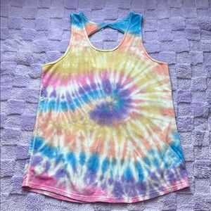 ZYIA Hendrix Tie-Dye Twist Tank Top